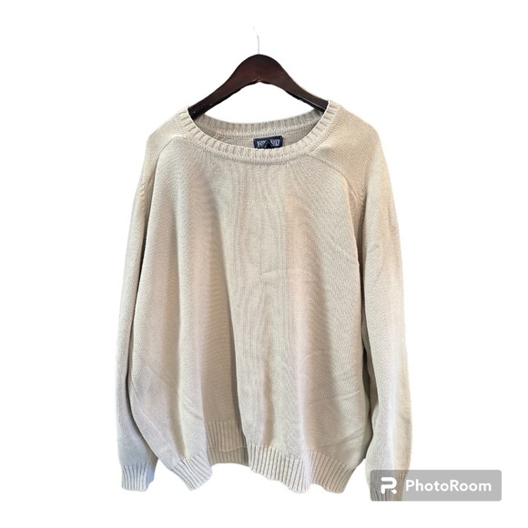 Lands End Mens Tan Pullover Sweater Size 2XL 50-52 - Picture 1 of 2